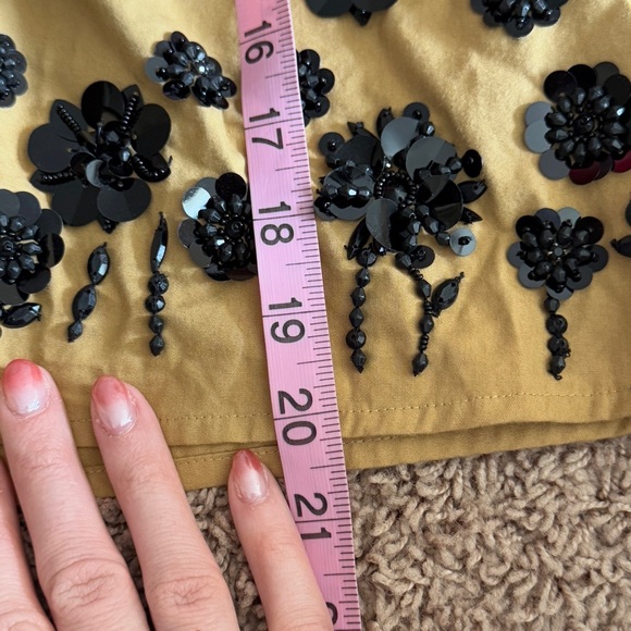 J Crew Sequin Embellished Cotton Poplin Button Up Shirt - Picture 8 of 8